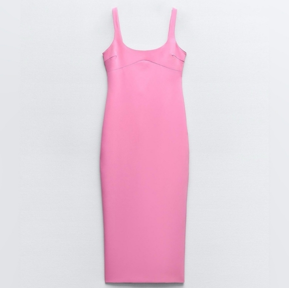 Zara Dresses & Skirts - Zara Fitted Midi Dress